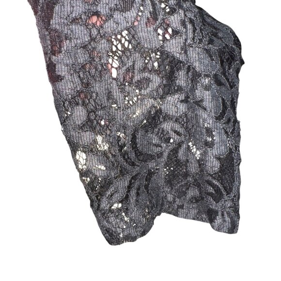 NWT Lane Bryant Womens Black Lace Overlay Blazer Plus Size 28 Evening Wear Party - Picture 12 of 12
